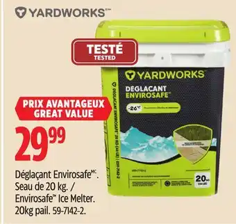 Canadian Tire Yardworks envirosafe ice melter offer
