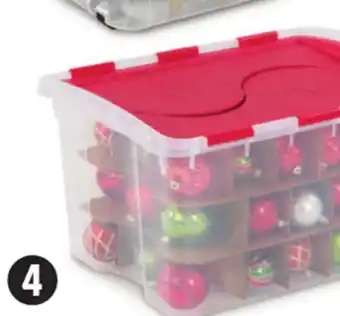 Canadian Tire Sterilite 45l flip-top ornament box offer