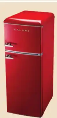 Canadian Tire Galanz 7.6 cu-ft red retro fridge offer