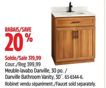 Canadian Tire Canvas danville bathroom vanity, 30 offer