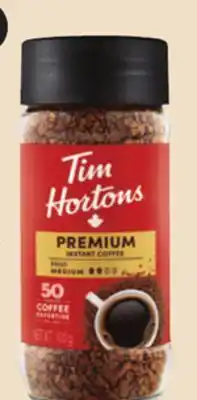 Canadian Tire Selected tim hortons coffee pods or instant coffee offer