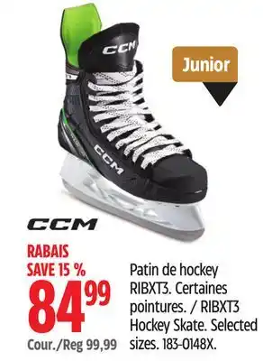 Canadian Tire Ccm ribxt3 hockey skate offer