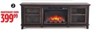 Canadian Tire Canvas lotus 67 media console electric fireplace offer