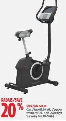 Canadian Tire Proform 225 csx upright stationary bike offer