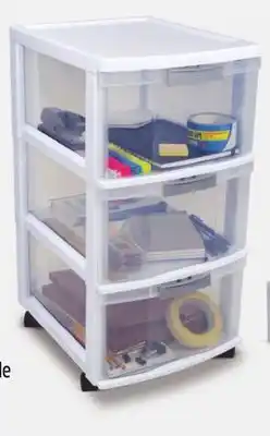 Canadian Tire Type a element 3-drawer storage tower with wheels offer