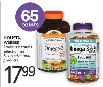 Brunet Holista, webber produits naturels sélectionnés offer