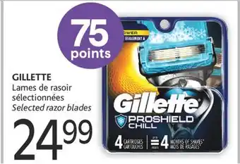 Brunet Gillette lames de rasoir sélectionnées offer