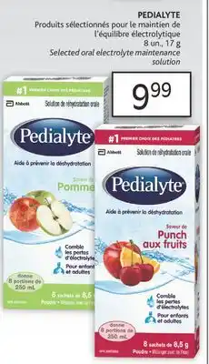 Brunet Pedialyte produits sélectionnés pour le maintien de l'équilibre électrolytique offer