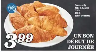 Marché Richelieu Croissants 100% beurre | 100% butter croissants offer