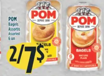 Marché Adonis Pom bagels offer