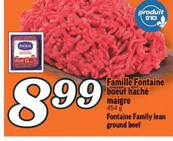 Marché Richelieu Boeuf haché famille fontaine | fontaine family lean ground beef offer