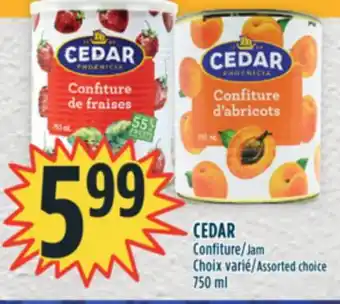 Marché Adonis Cedar confiture offer