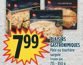 Marché Adonis Plaisirs gastronimiques pâté ou tourtière surgelé offer