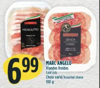 Marché Adonis Marc angelo viandes froides offer