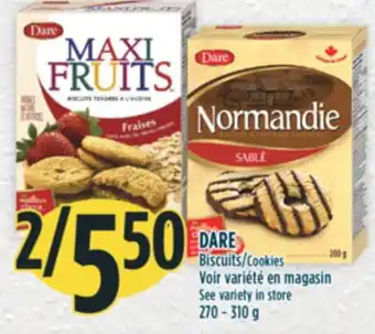 Marché Adonis Dare biscuits offer