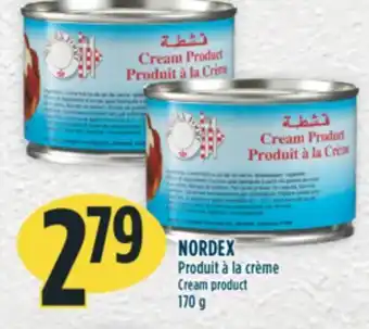 Marché Adonis Nordex produit à la crème offer