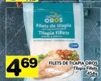 Supermarché PA Filets de tilapia oros offer
