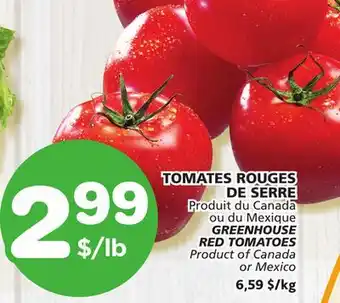 Marches Tradition Greenhouse red tomatoes offer