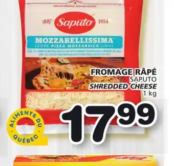 Marches Tradition Saputo shredded cheese offer
