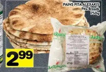 Supermarché PA Alexakis pita breads offer