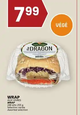 Rachelle-Bery Grocery Aux vivres wrap offer