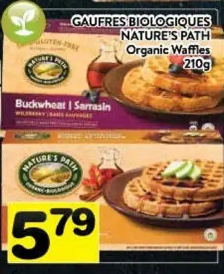 Supermarché PA Organic waffles offer