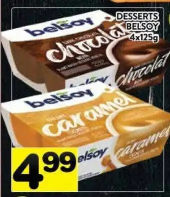 Supermarché PA Belsoy desserts offer
