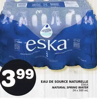 Marches Tradition Eska natural spring water offer