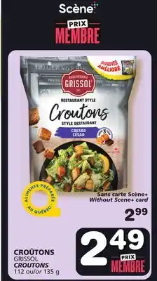Marches Tradition Grissol croutons offer