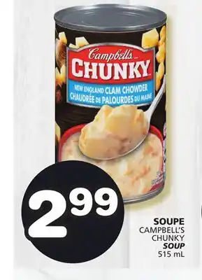 Marches Tradition Campbell's chunky soup offer
