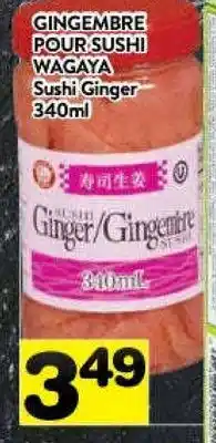 Supermarché PA Wagaya sushi ginger offer