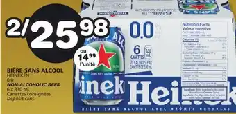 Marches Tradition Heineken 0.0 non-alcoholic beer offer