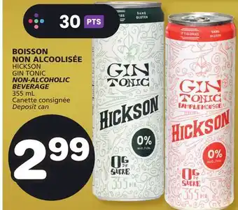 Marches Tradition Hickson gin tonic non-alcoholic beverage offer