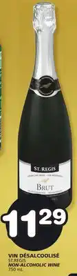 Marches Tradition St.regis non-alcoholic wine offer