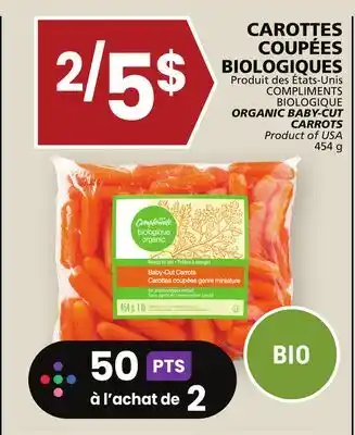 Rachelle-Bery Grocery Compliments organic baby-cut carrots offer