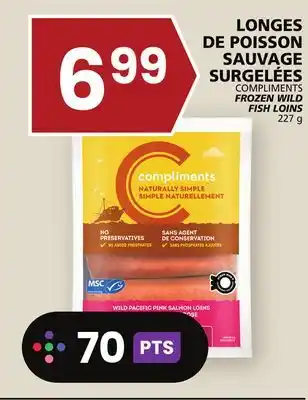 Rachelle-Bery Grocery Compliments frozen wild fish loins offer