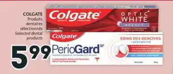 Brunet Colgate produits dentaires sélectionnés offer