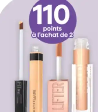 Brunet Maybelline produits de maquillage selectionnés offer