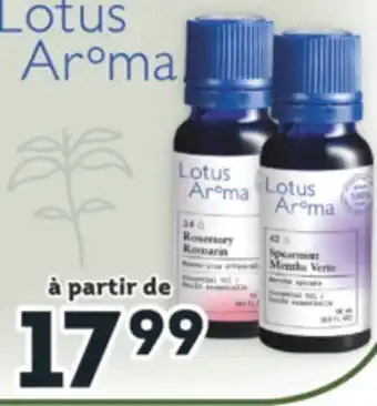 Brunet Lotus aroma produits sélectionnés offer