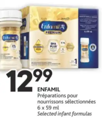 Brunet Enfamil préparations pour nourrissons sélectionnées offer