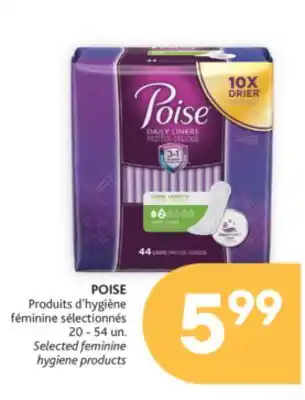 Brunet Poise produits d'hygiène féminine sélectionnés offer
