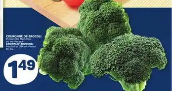 Marché Bonichoix Crown of broccoli offer