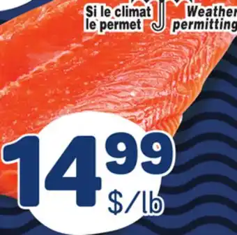 Marché Bonichoix Fresh atlantic salmon fillets offer
