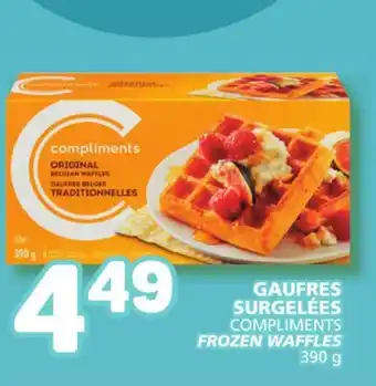 Marché Bonichoix Compliments frozen waffles offer