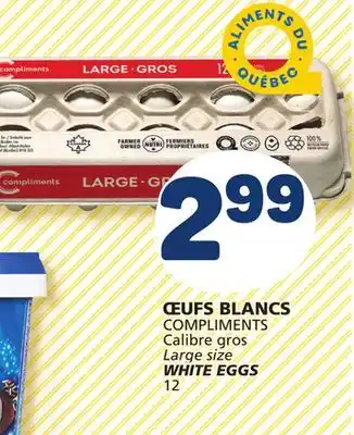 Marché Bonichoix Compliments white eggs offer