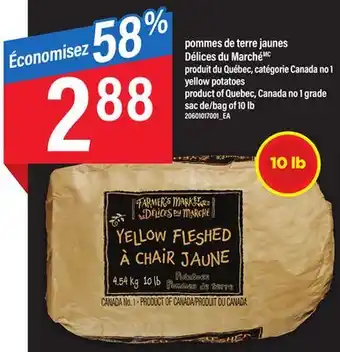 Maxi Pommes de terre jaunes délices du marché offer