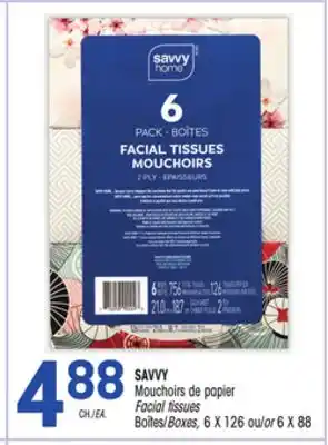 Uniprix Savvy mouchoirs de papier/facial tissues offer