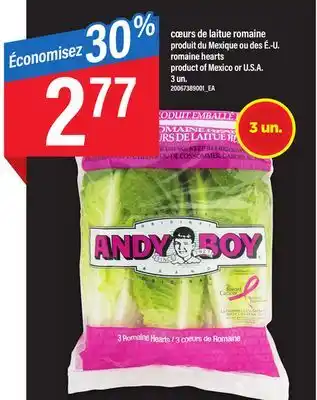 Maxi Cœurs de laitue romaine, 3 un offer
