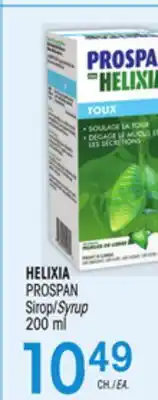 Uniprix Helixia prospan sirop/syrup offer