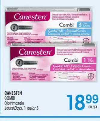 Uniprix Canesten combi clotrimazole jours/days offer